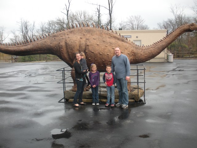 The Family at the Creation Museum in KY.