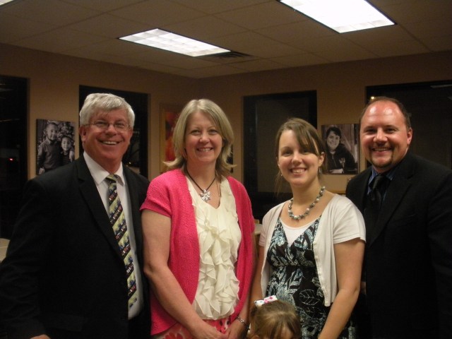 With the Fords, new ministry partners at Temple Baptist Church in Hobbs, NM.