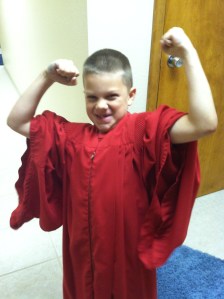 He was definitely excited!