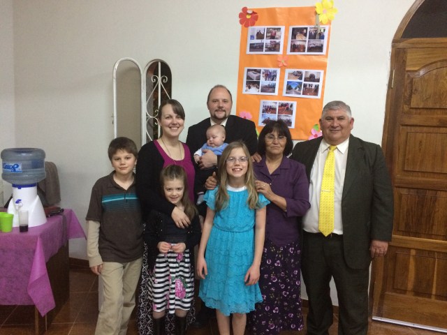 With Pastor Carlos and Norma Cejas at their church's anniversary.