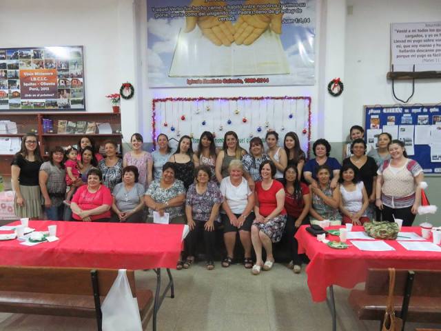 We had many visitors for the Ladies' Christmas event.